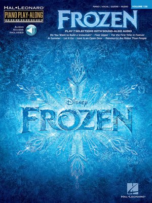 cover image of Frozen--Piano Play-Along Songbook (with Audio)